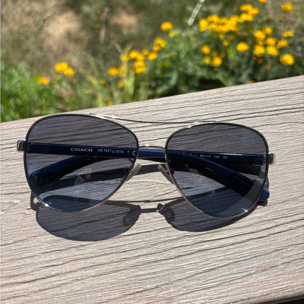 Coach Horse and Carriage Pilot Sunglasses